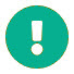 alert teal icon